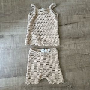 H&M knitted set baby size 9m